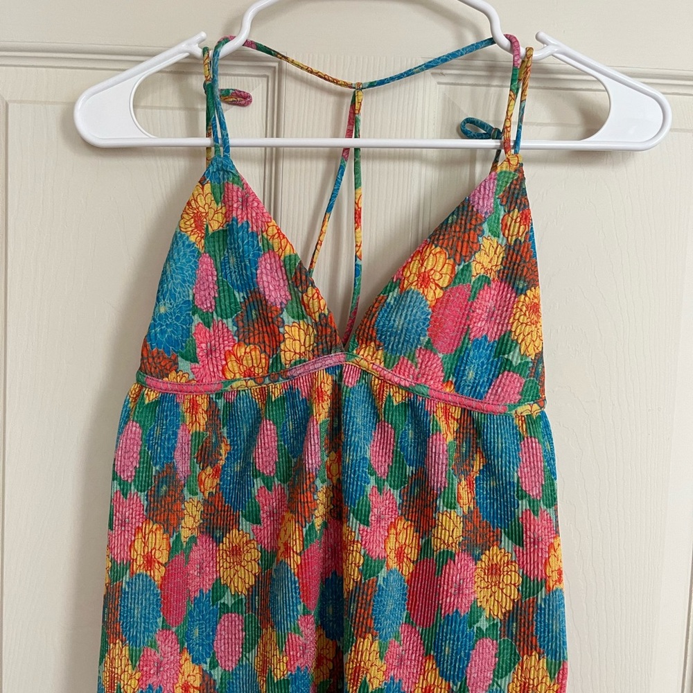 Zara Floral Flowy Tank Top
